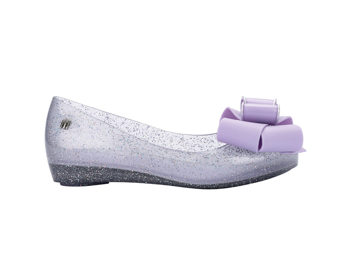 Mini Melissa Ultragirl Sweet IX Lilac Ballerinas for Girls with Oversized Bow – Soft, Stylish, and Comfortable Party Wear Footwear