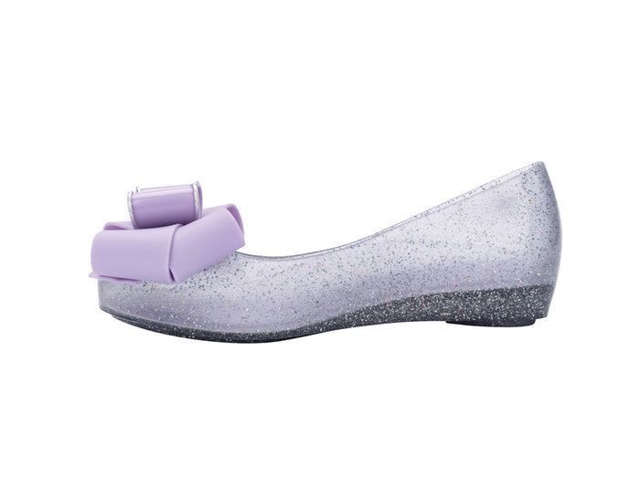 Mini Melissa Ultragirl Sweet IX Lilac Ballerinas for Girls with Oversized Bow – Soft, Stylish, and Comfortable Party Wear Footwear
