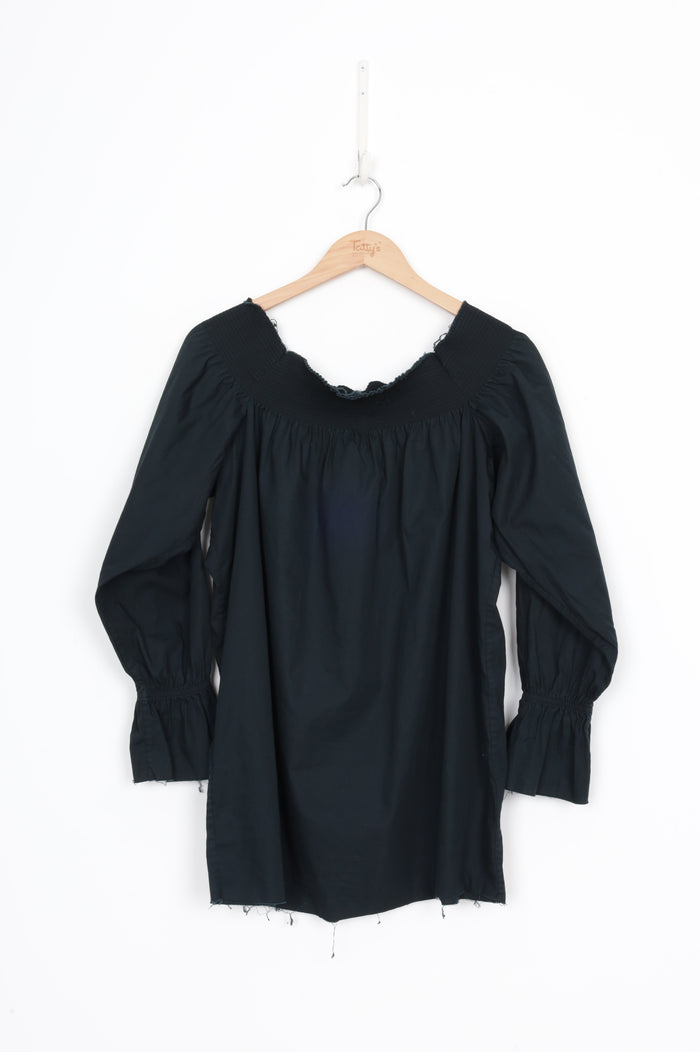 MM6 Maison Martin Margiela Womens Black Top Size 1