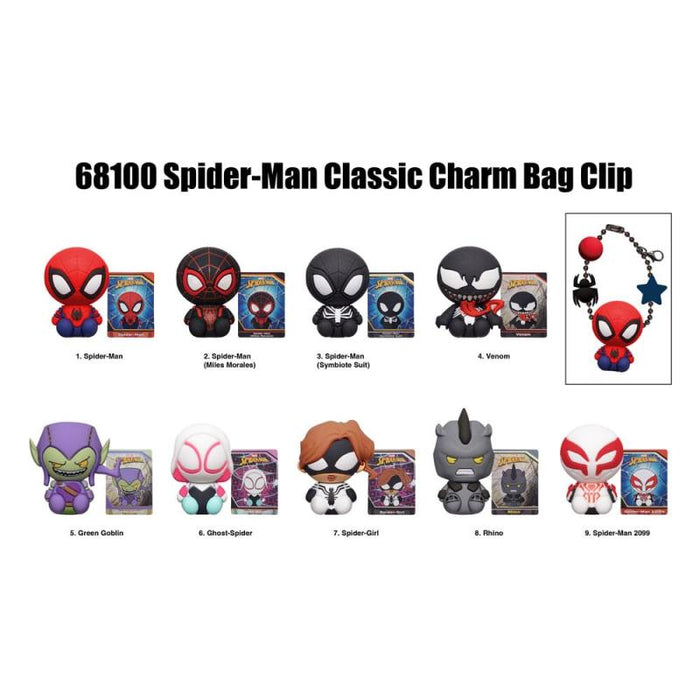 Monogram Marvel! - 1pc Spider-Man Charm 3D Foam Bag Clip Blind Bag