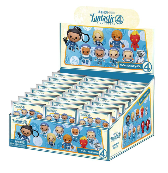 Monogram Marvel The Fantastic Four - Characters - 1pc 3D Figure Bag Clip Blind Bag