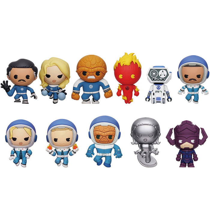 Monogram Marvel The Fantastic Four - Characters - 1pc 3D Figure Bag Clip Blind Bag
