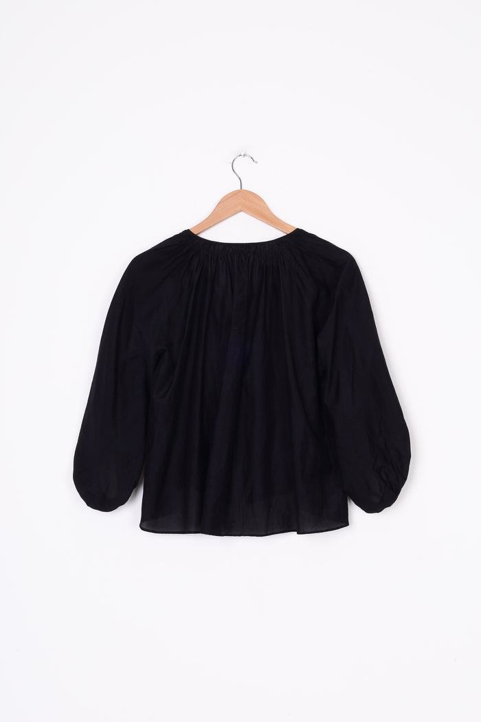 MY_ Womens Black Blouse Size S