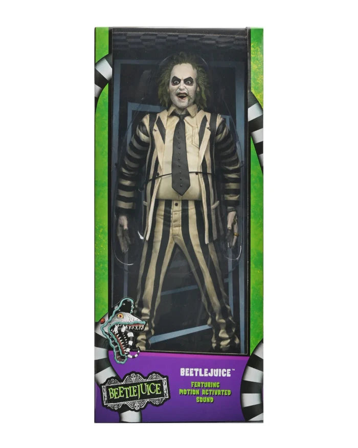 Neca Beetlejuice 1988 - Striped Suit Beetlejuice 1/4 Scale Figure
