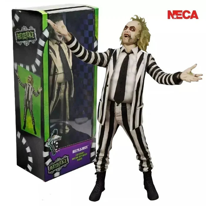 Neca Beetlejuice 1988 - Striped Suit Beetlejuice 1/4 Scale Figure