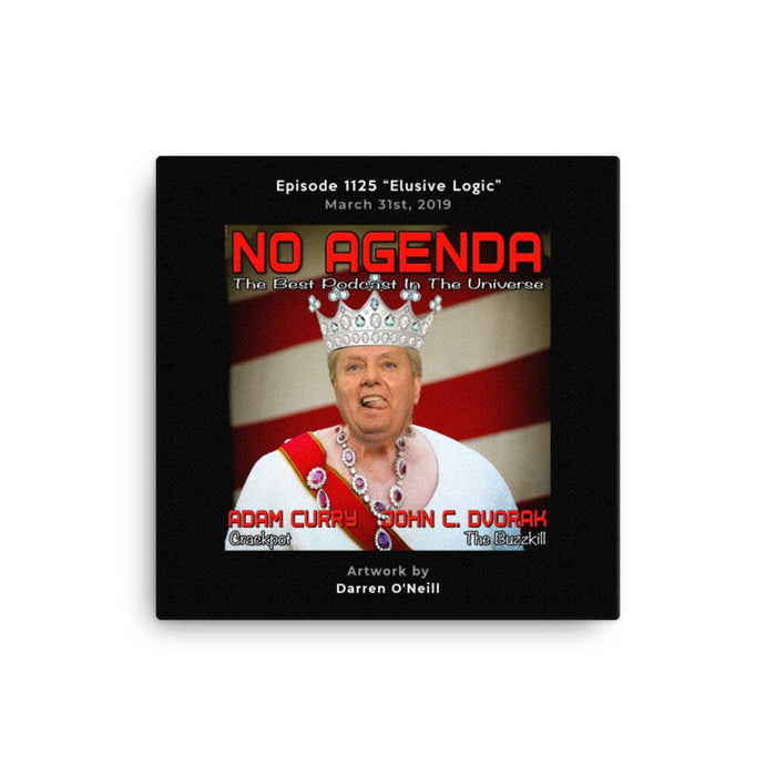 NO AGENDA 1125 - customizable canvas cover art