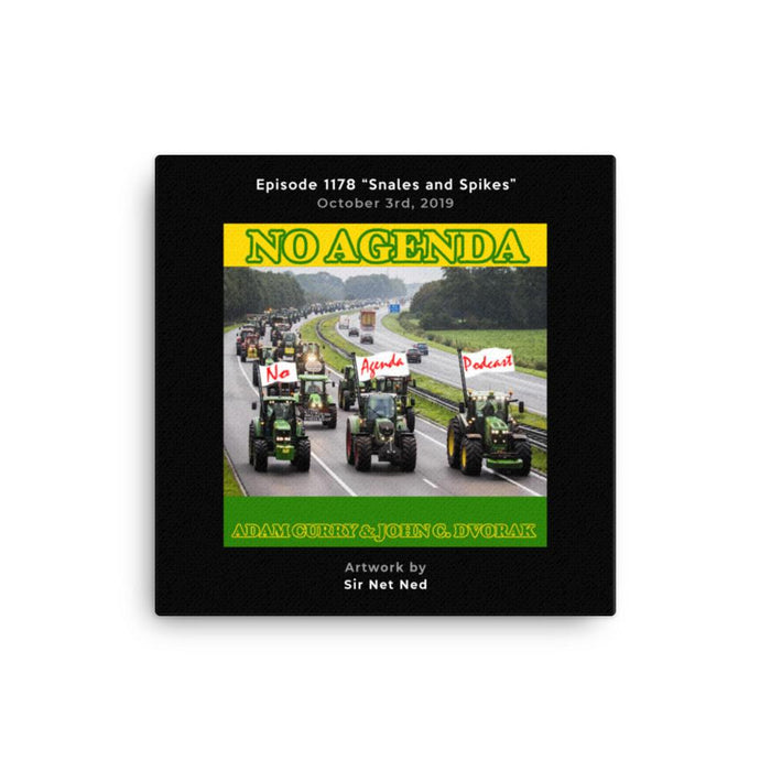 NO AGENDA 1178 - customizable canvas cover art