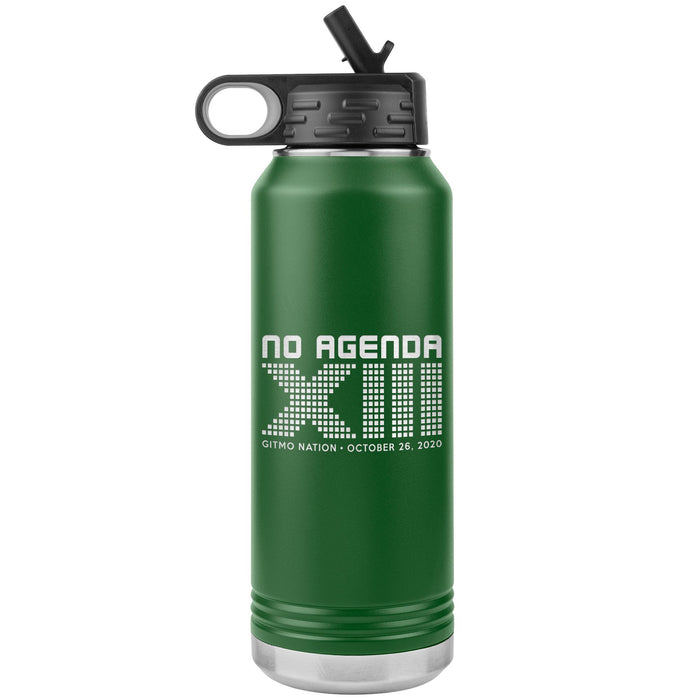 NO AGENDA 13 YEARS - 32 oz straw tumbler