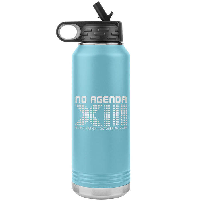 NO AGENDA 13 YEARS - 32 oz straw tumbler