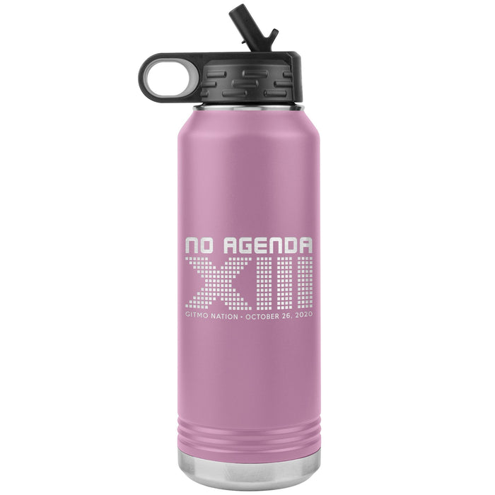 NO AGENDA 13 YEARS - 32 oz straw tumbler