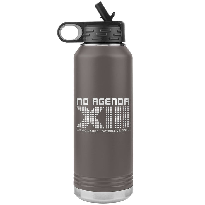 NO AGENDA 13 YEARS - 32 oz straw tumbler