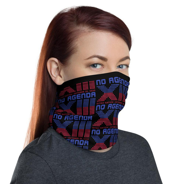 NO AGENDA 13 YEARS - neck gaiter