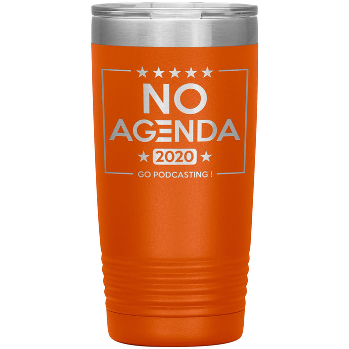 NO AGENDA 2020 - 20 oz tumbler