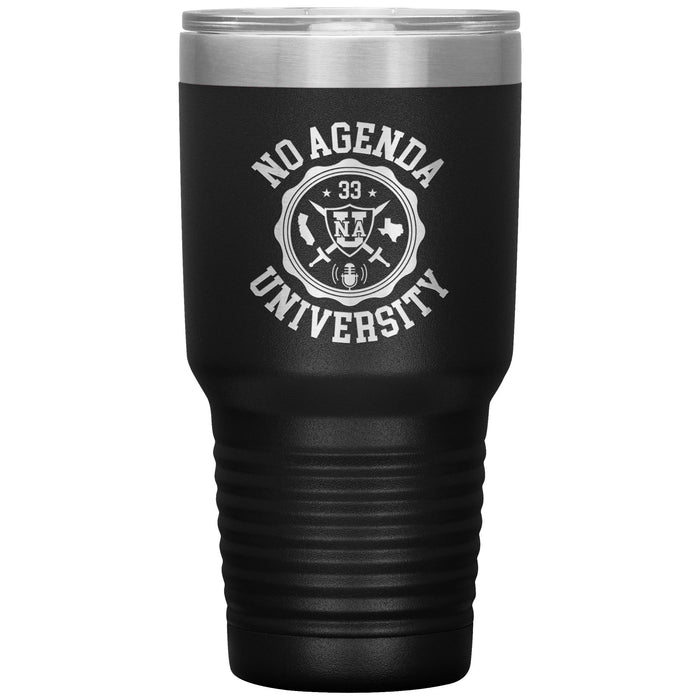 NO AGENDA UNIVERSITY - 30 oz tumbler