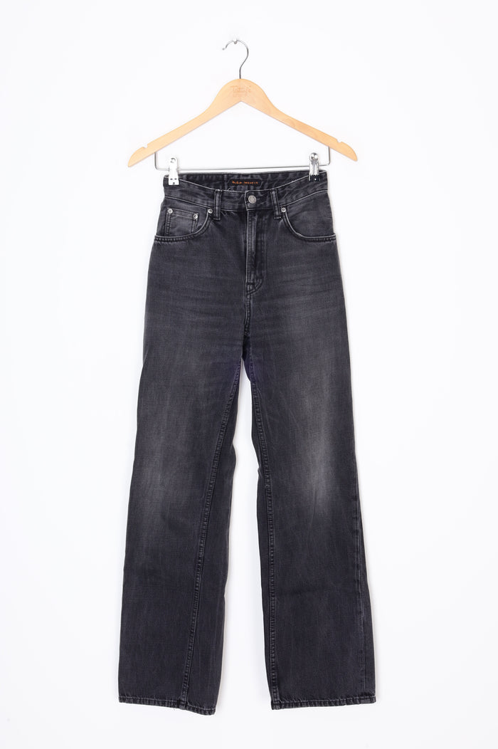 Nudie Jeans Womens Black Jeans Size W 24