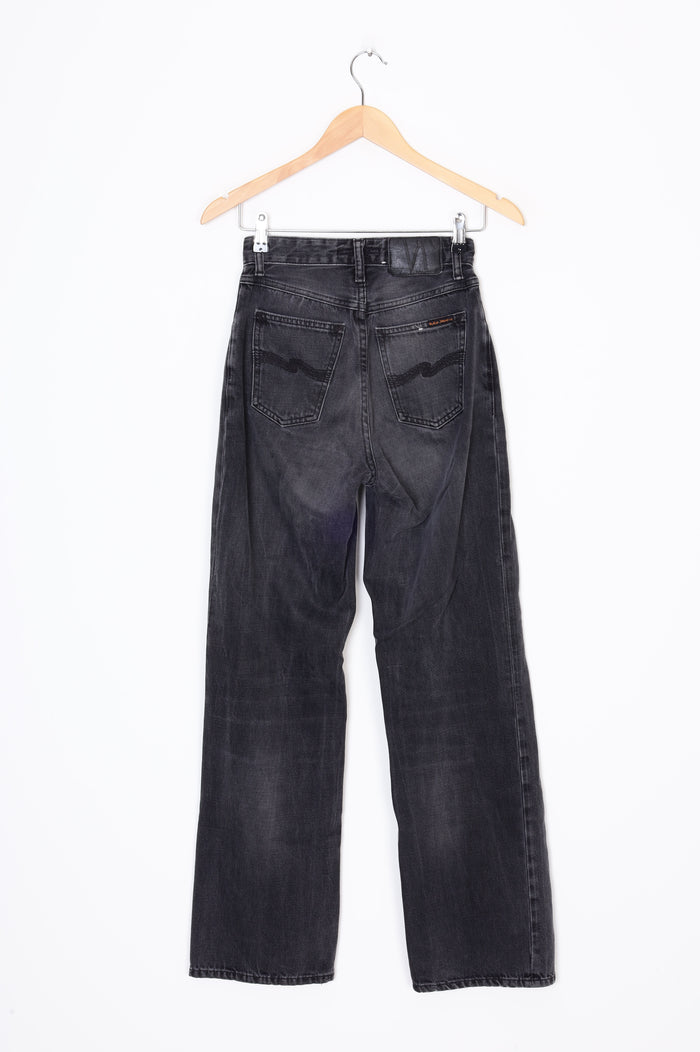 Nudie Jeans Womens Black Jeans Size W 24
