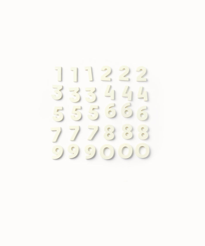 Number Magnets in Bone by Wordbits