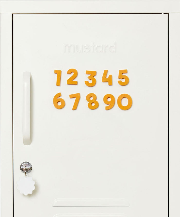 Number Magnets in Mustard by Wordbits