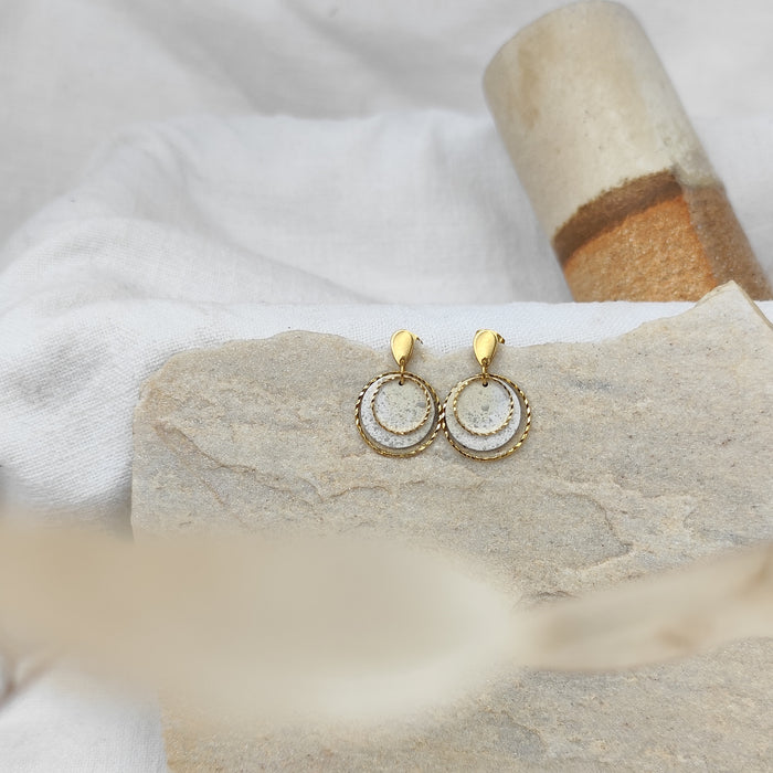 Ohrringe 'Prisma Gold'