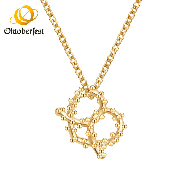 Oktoberfest-Halskette gold