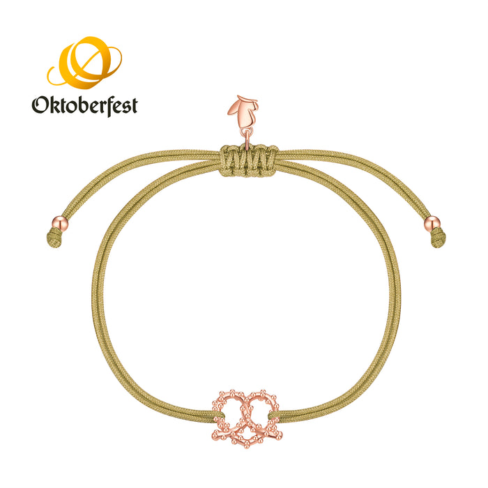 Oktoberfest-Textilarmband oliv