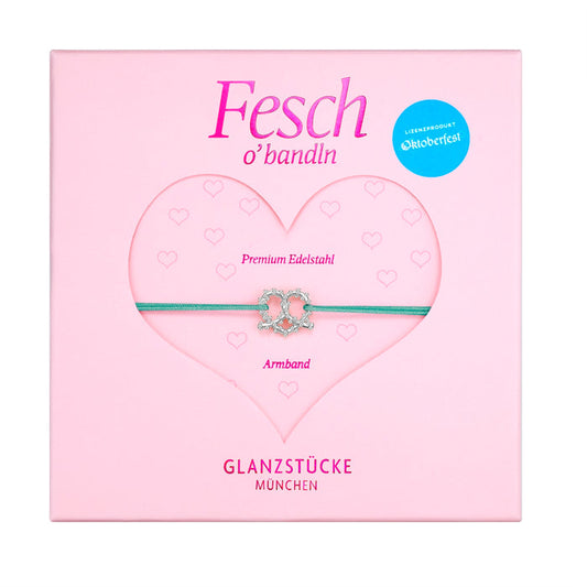 Oktoberfest-Textilarmband salbei