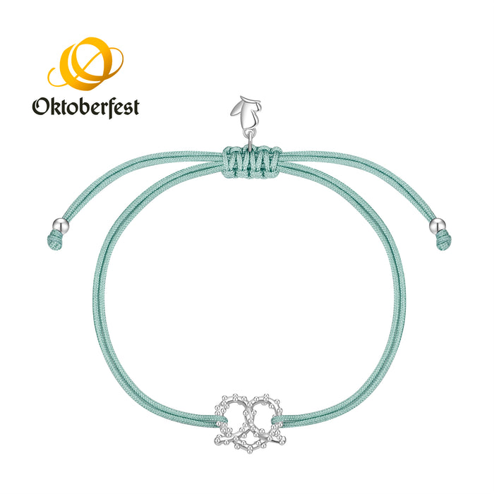 Oktoberfest-Textilarmband salbei
