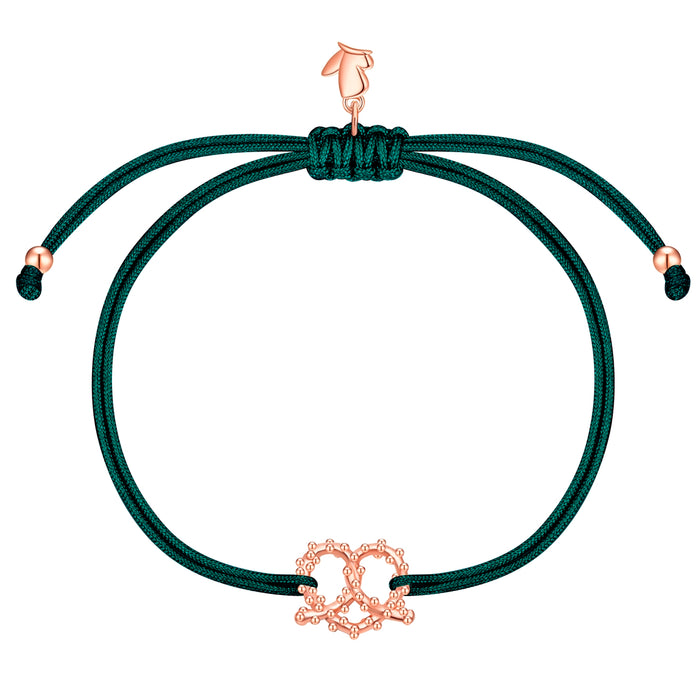 Oktoberfest-Textilarmband waldgrün