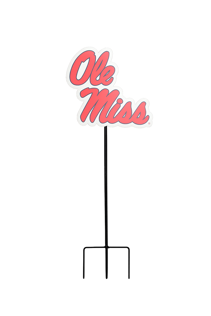 Ole Miss Wrought Iron Yard Decor