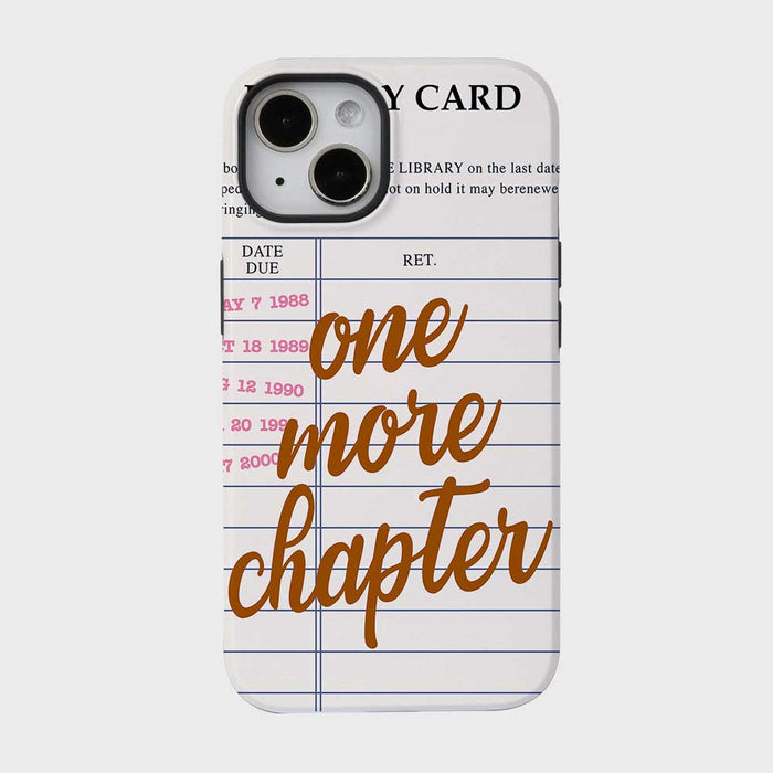 One more chapter | iPhone Case