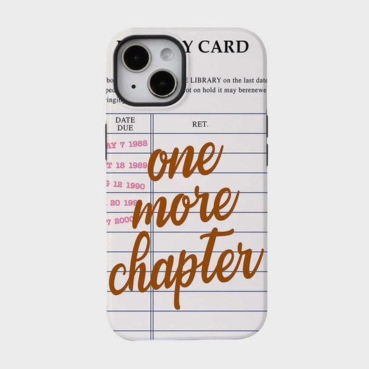 One more chapter | iPhone Case