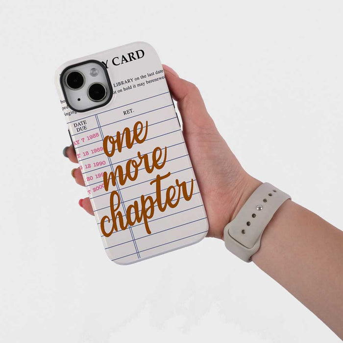 One more chapter | iPhone Case