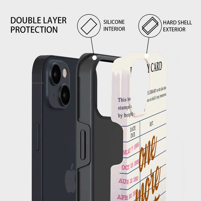 One more chapter | iPhone Case