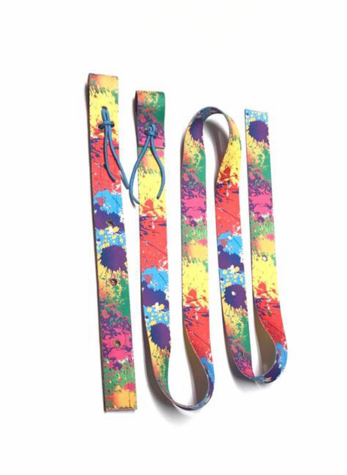 Paint splash cinch strap - Tiffanys Braided Tack LLC