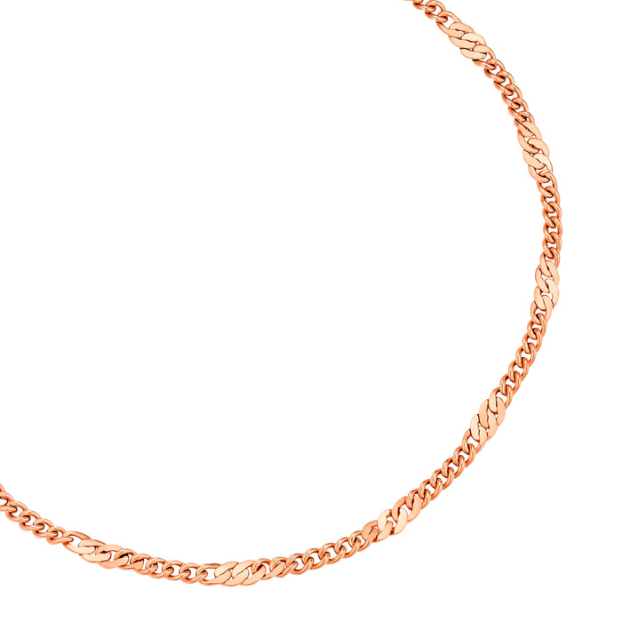 Panzerarmband roségold