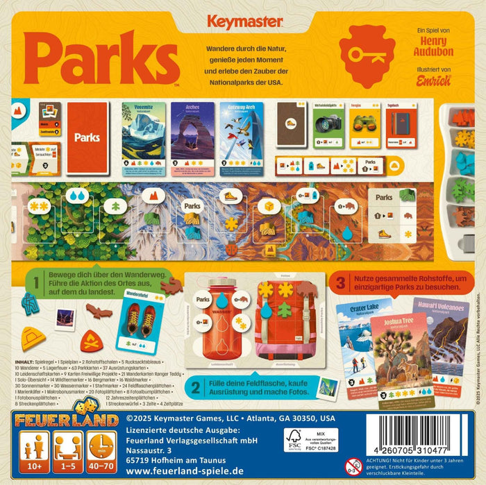 Parks (2nd Edition) - Ausgezeichnetes Einsteigerspiel für Erwachsene