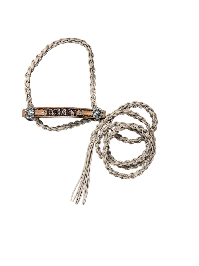Personalized cow halter large cow or mini cow size desert sand