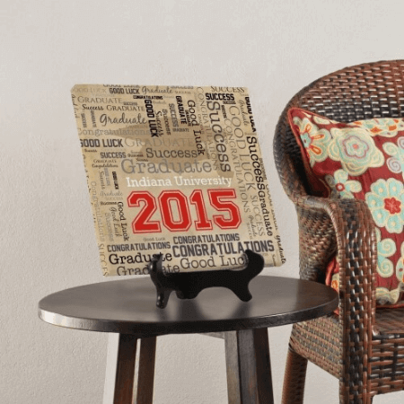 Personalized Grad Word-Art Keepsake