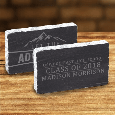 Personalized Let The Adventure Begin Marble Keepsake
