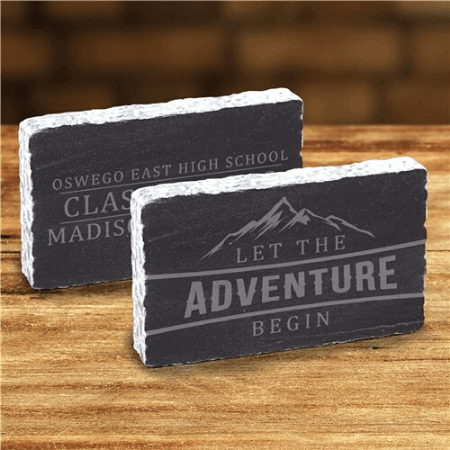 Personalized Let The Adventure Begin Marble Keepsake