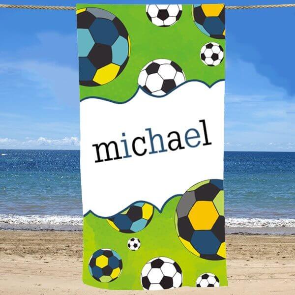 Personalized Sports Beach Towel