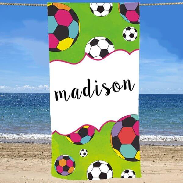 Personalized Sports Beach Towel