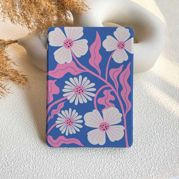Petal Wave | Kindle Case - Blue