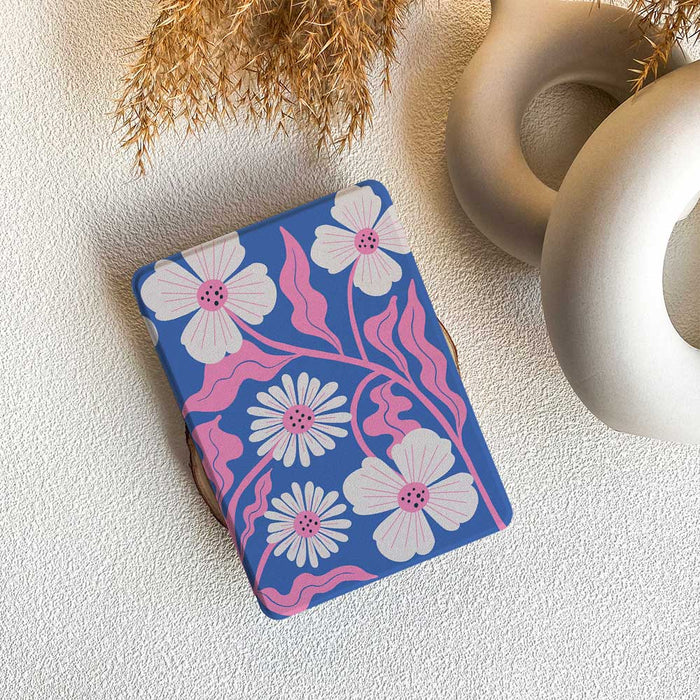 Petal Wave | Kindle Case - Blue