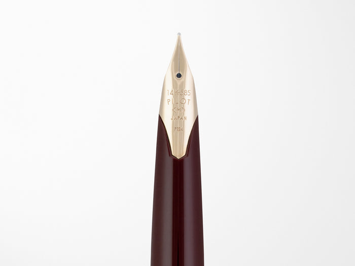 Pilot E95S Fountain Pen - Burgundy & Ivory