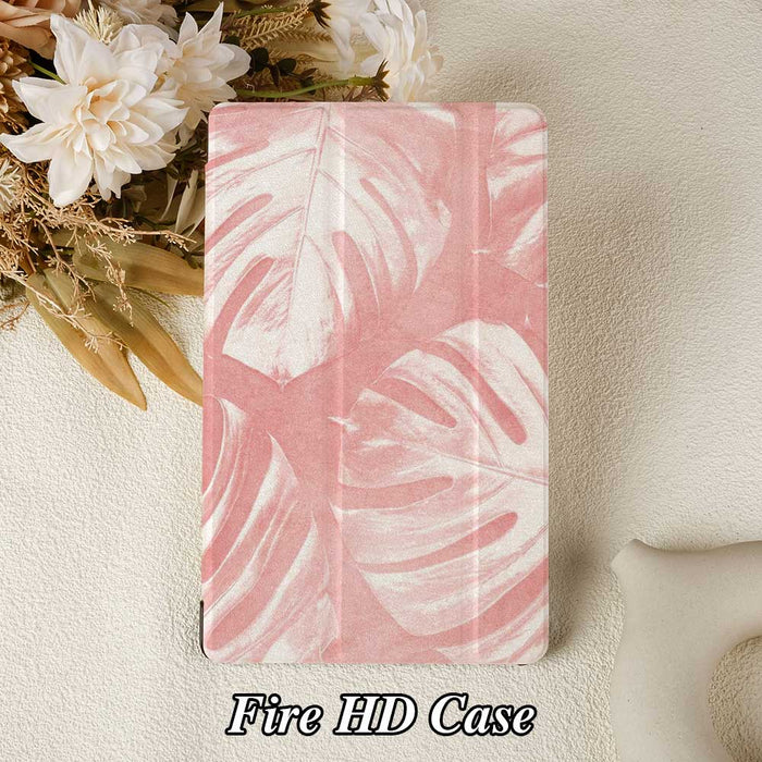 Pink Monstera | Kindle Case