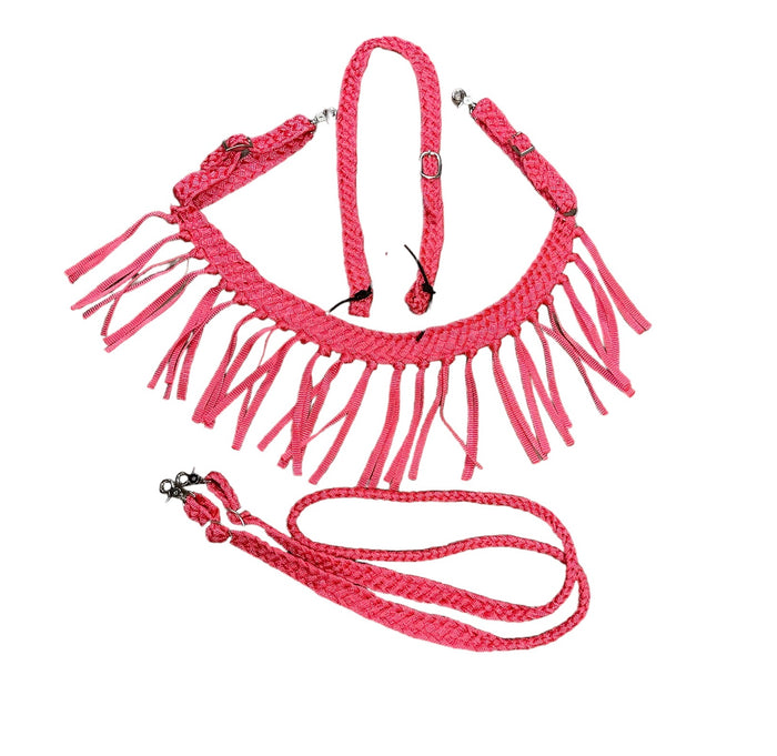 Pink mule tape tack set.