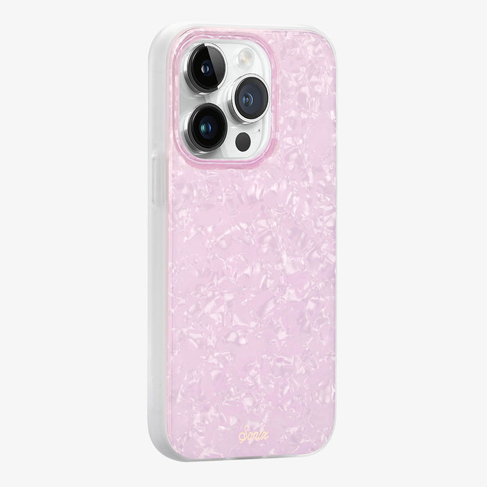 Pink Pearl Tort MagSafe® Compatible iPhone Case