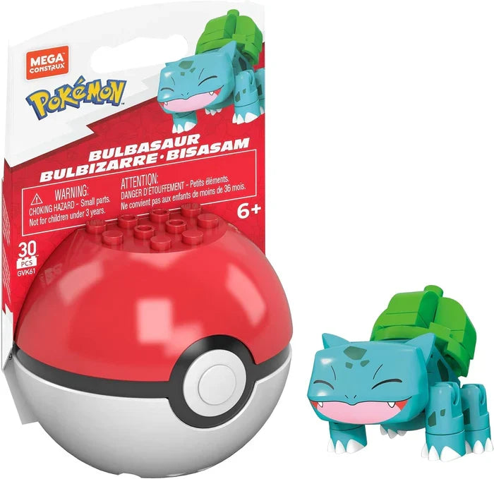 Pokemon - Pokeball Mega Construx Evergreen Legos Figure