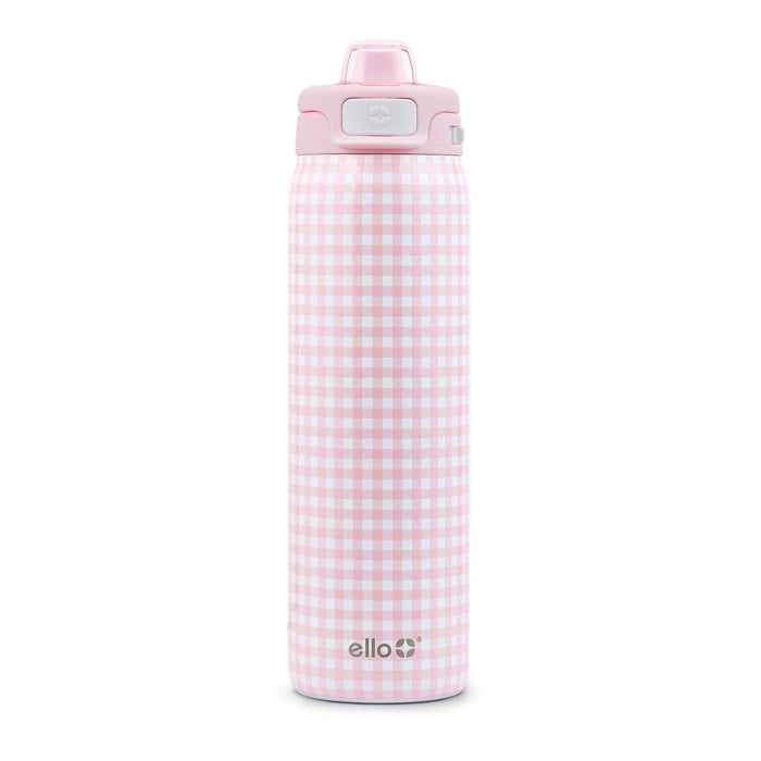 Pink Gingham / 22oz